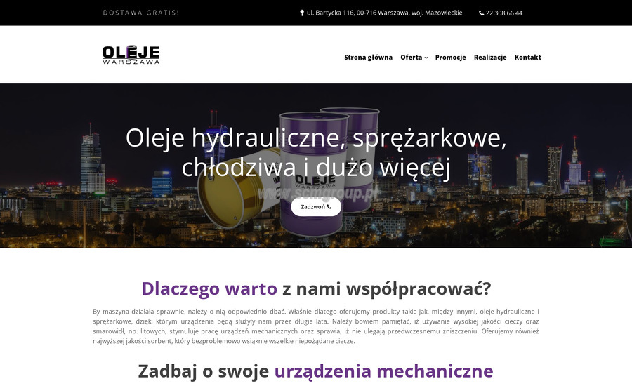 oleje-warszawa